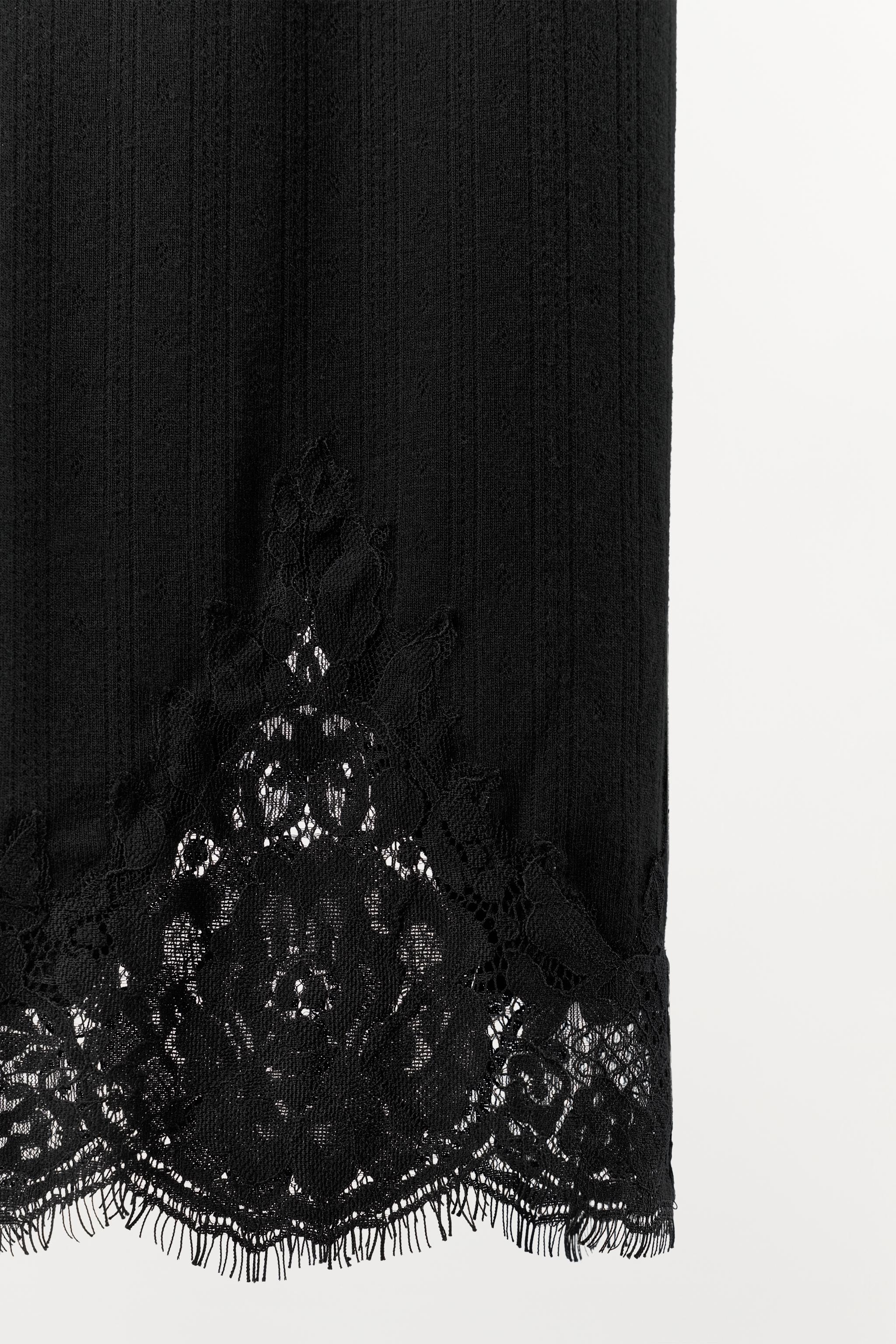 POINTELLE LACE PANTS